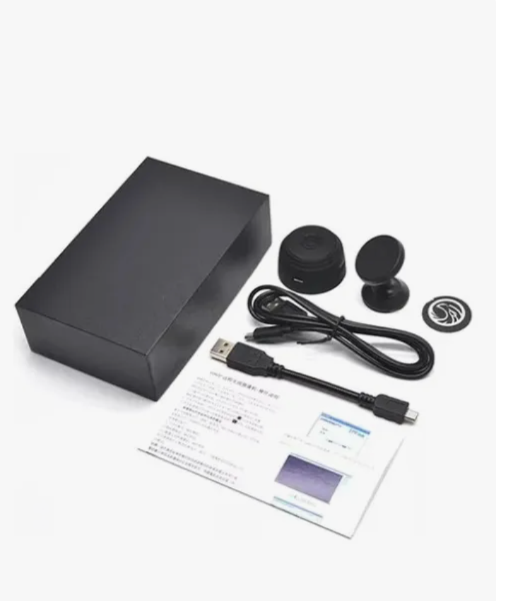 Pack 2 Mini cámara Smart Home , vigilancia remota WiFi HD y monitoreo inalámbrico