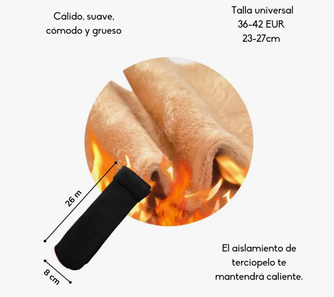 24 Pares de Calcetines Térmicos Polar - Pack X24 - Talla Unica