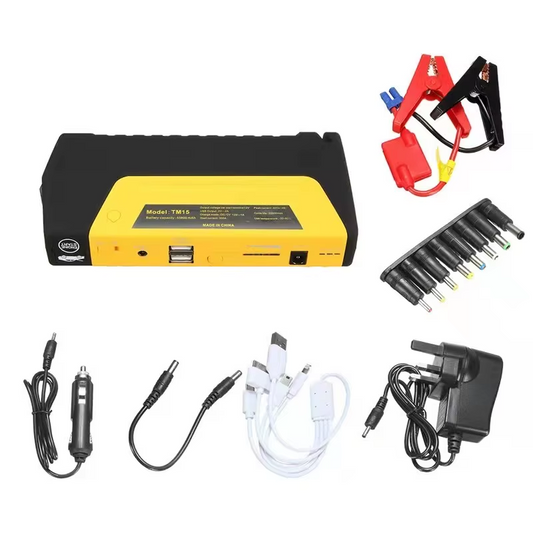 Emergencia Arrancador-Cargador Bateria + Inflador de Neumáticos 🚗