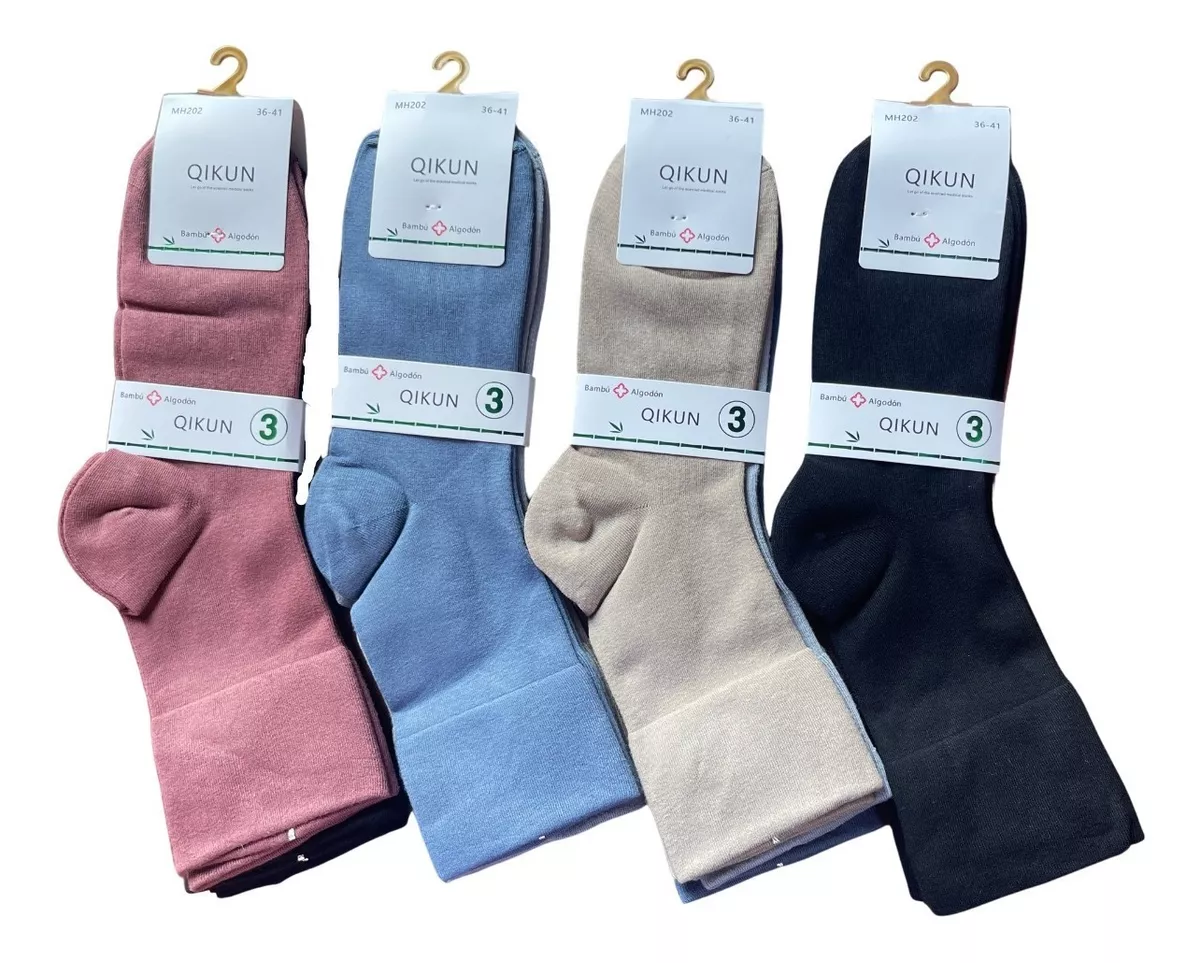 24  Pares de Calcetines Sin Costuras para Diabéticos