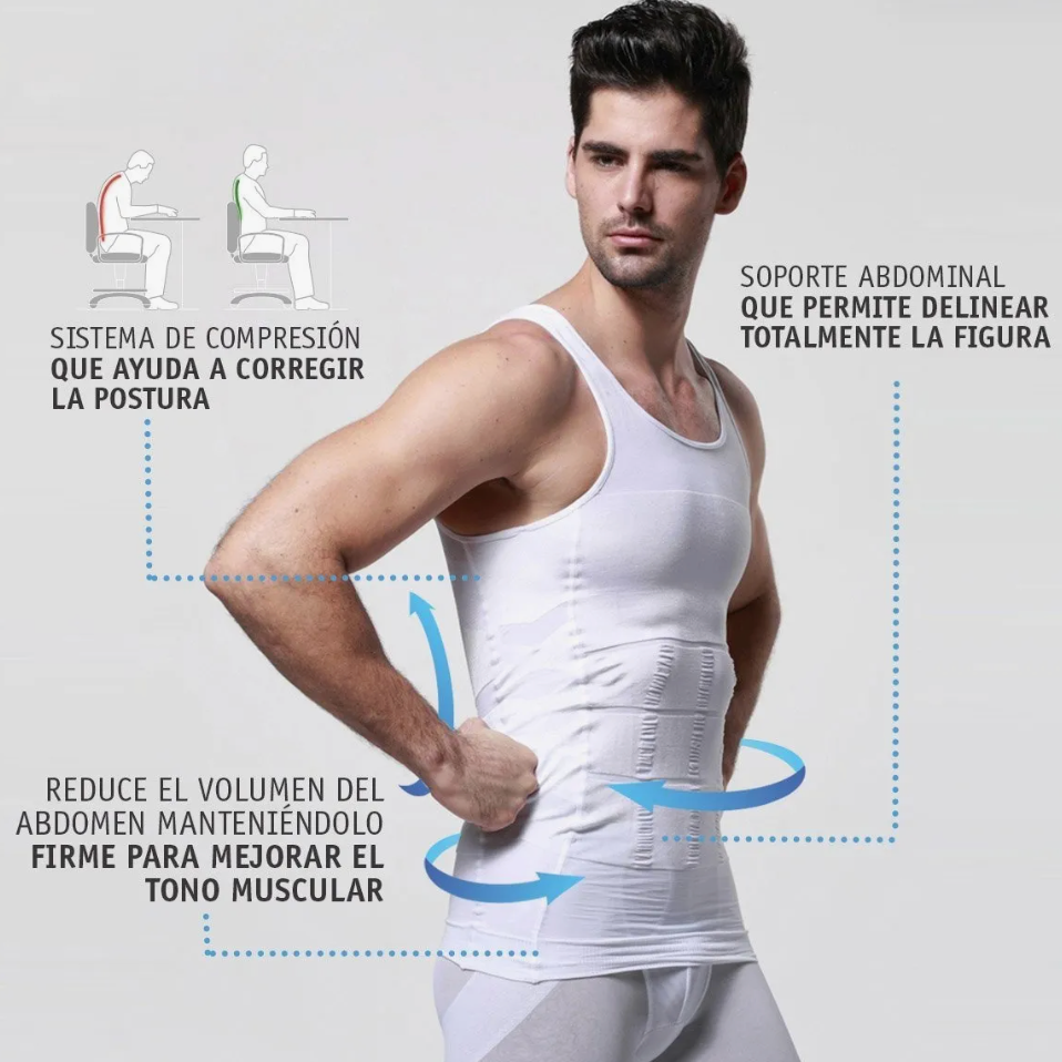Pack de 2 Camisetas Reductora Hombre